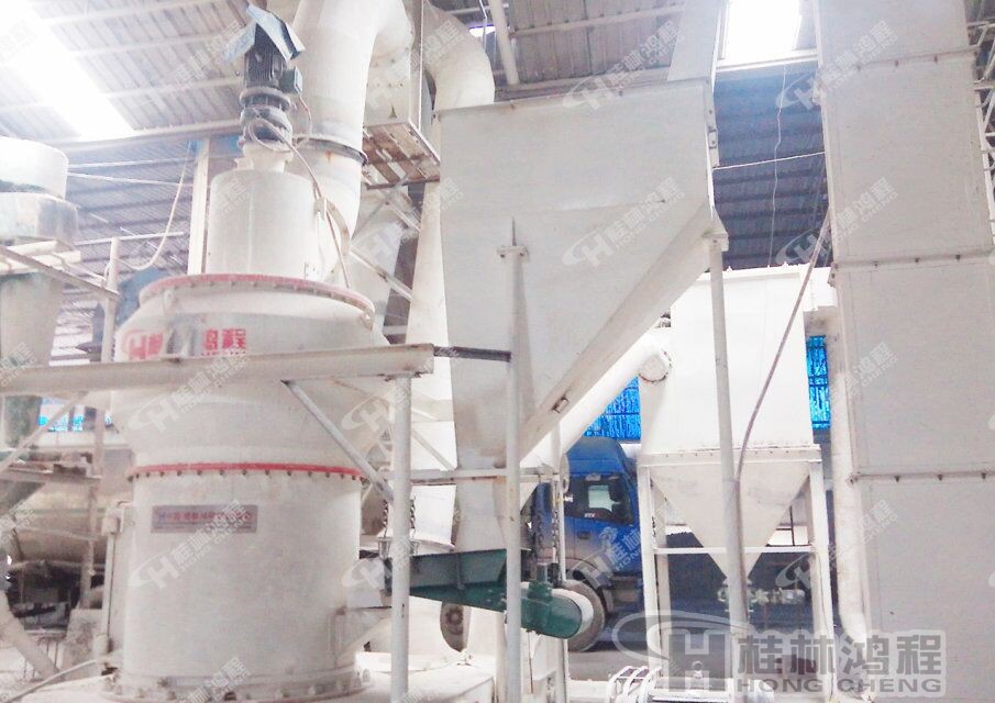 HC1300，325目錳礦石磨粉設備，錳礦石雷蒙磨粉機配置方案