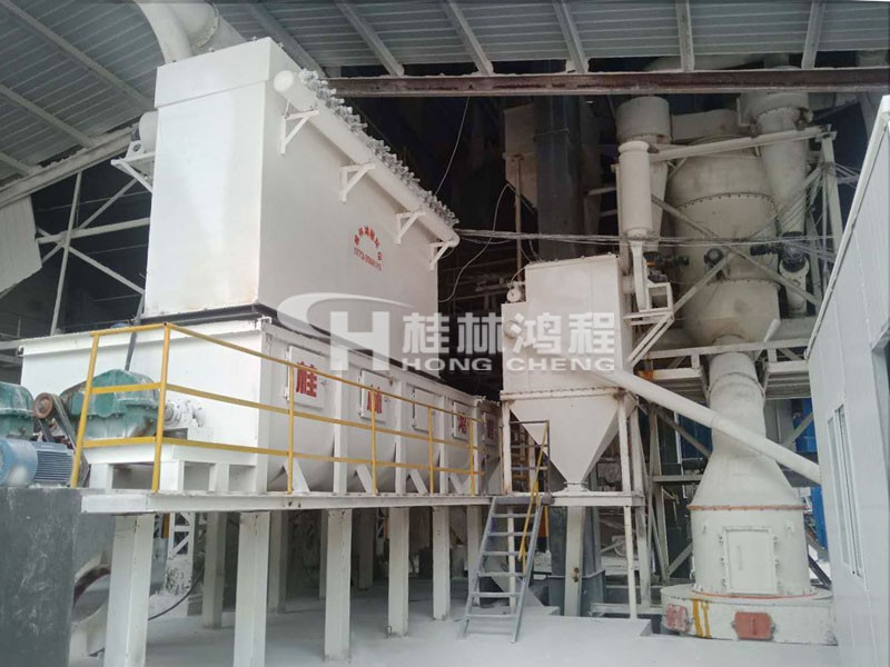 HC氫氧化鈣江西250目D90生產線設備生產現場 HC氫氧化鈣江西250目D90生產線設備生產現場